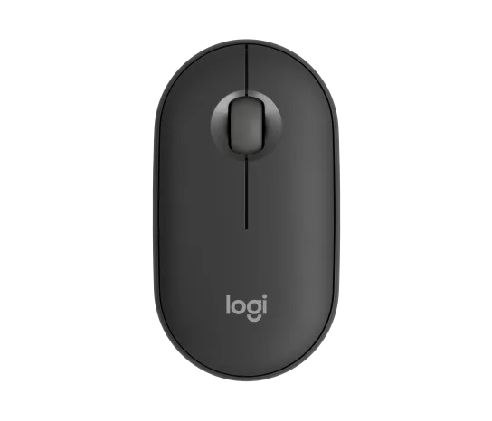 Logitech M350s Pebble Mouse 2, Wireless and Bluetooth Mouse, TONAL GRAPHITE