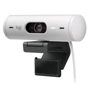 Logitech Brio 500 HDR Webcam with Show Mode, 1080p, OFF-WHITE