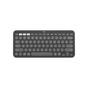 Logitech K380S Pebble Keys 2 Multi-Device Bluetooth Keyboard, TONAL GRAPHITE