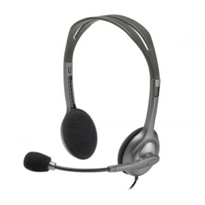 Logitech H110 Stereo Headset with Dual 3.5mm Jack, Noise-Cancelling Mic