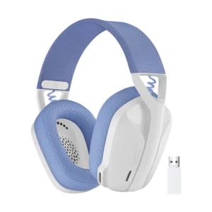 Logitech G435 Lightspeed Wireless & Bluetooth Gaming Headset, Off White