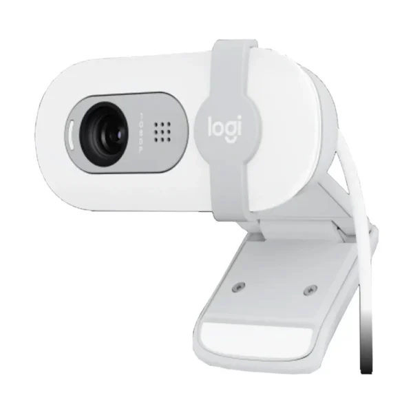 Logitech BRIO 100 Full HD webcam with privacy shutter , 1080p, OFF-WHITE