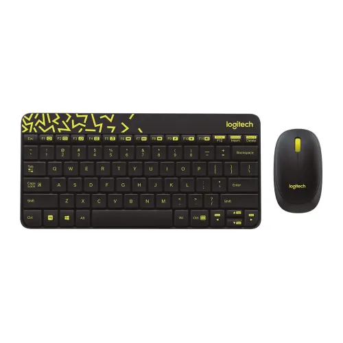 Logitech MK240 Wireless Combo Keyboard and Mouse, Black,