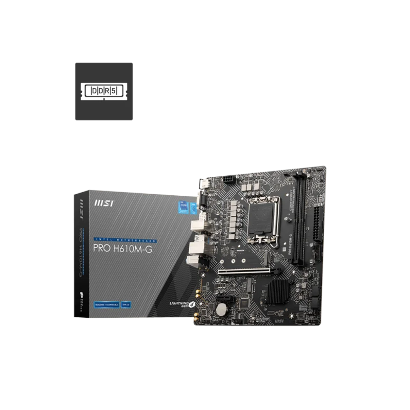 MSI PRO H610M-G DDR5 MOTHERBOARD