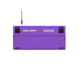 A4Tech Bloody AT75 Cypher Ghost RGB USB Mechanical Gaming Keyboard with Voice-Activated LED Lighting Bar